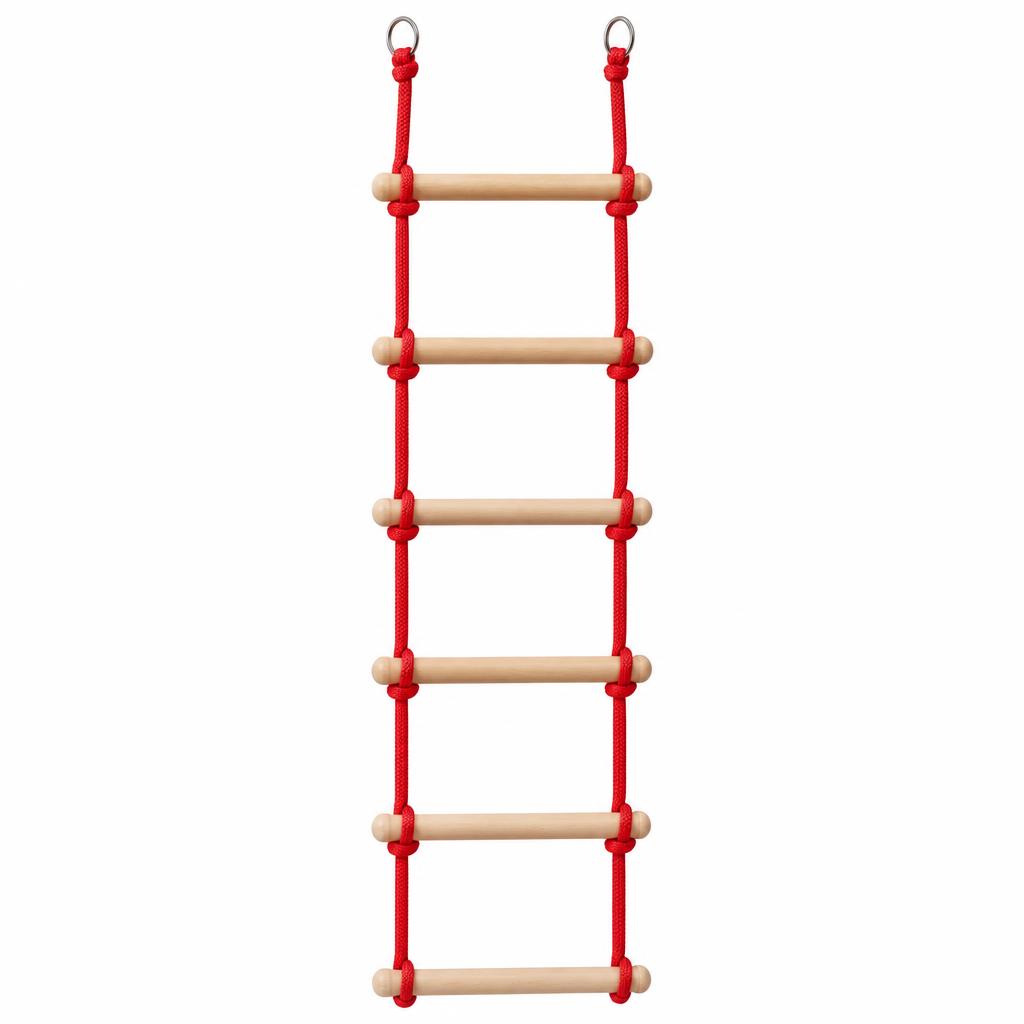 Wooden Rope Ladder in Hardwood wood